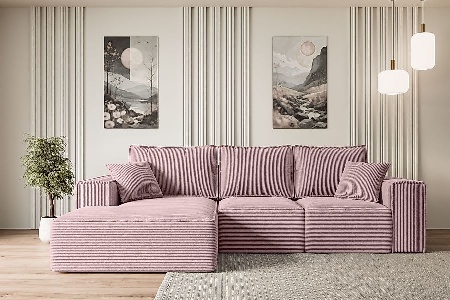 ALTDECOR Ecksofa SERRA-L-S, Couch mit Schlaffunktion, günstig online kaufen
