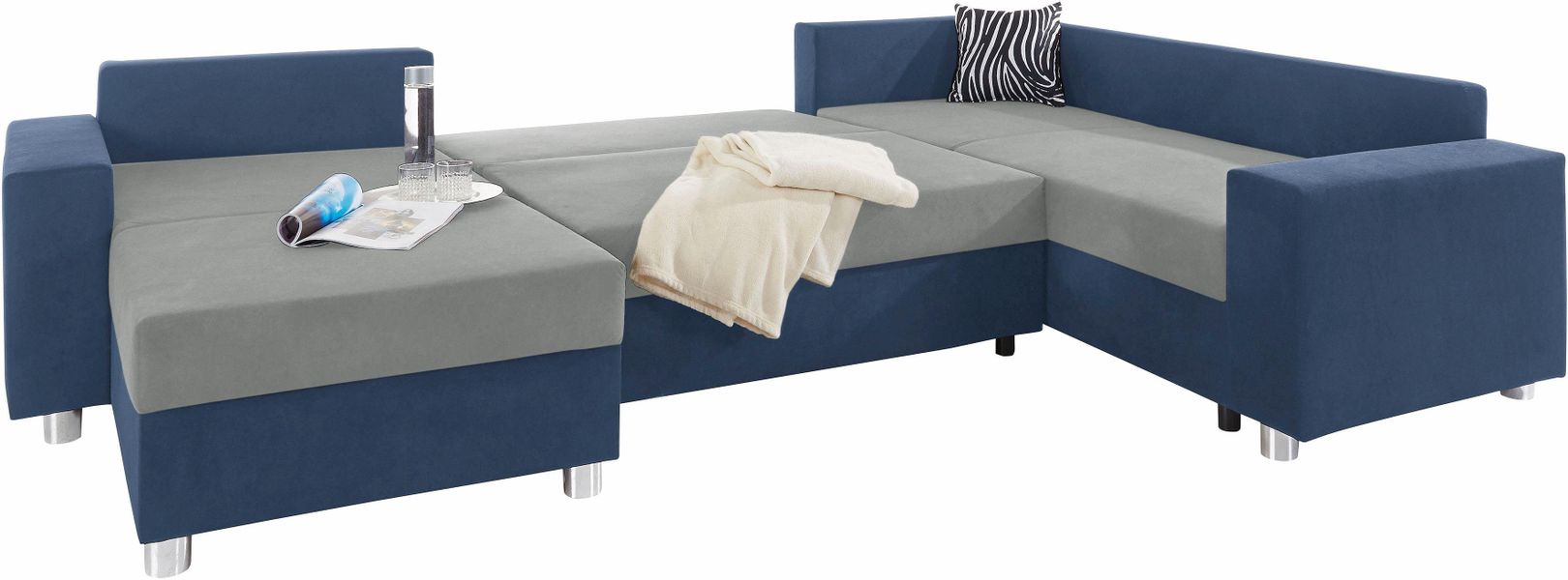 COLLECTION AB Wohnlandschaft "Paris U-Form" mit Federkern, wahlweise mit Be günstig online kaufen