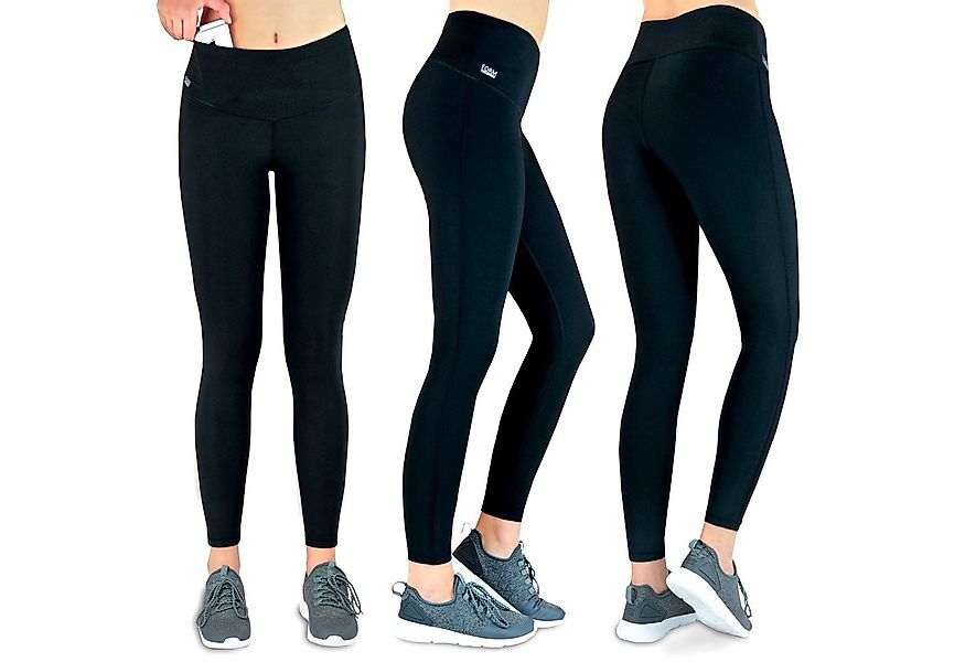 Formbelt Highwaist Leggings Laufhose Damen lang mit Handytasche Hohem Bund günstig online kaufen