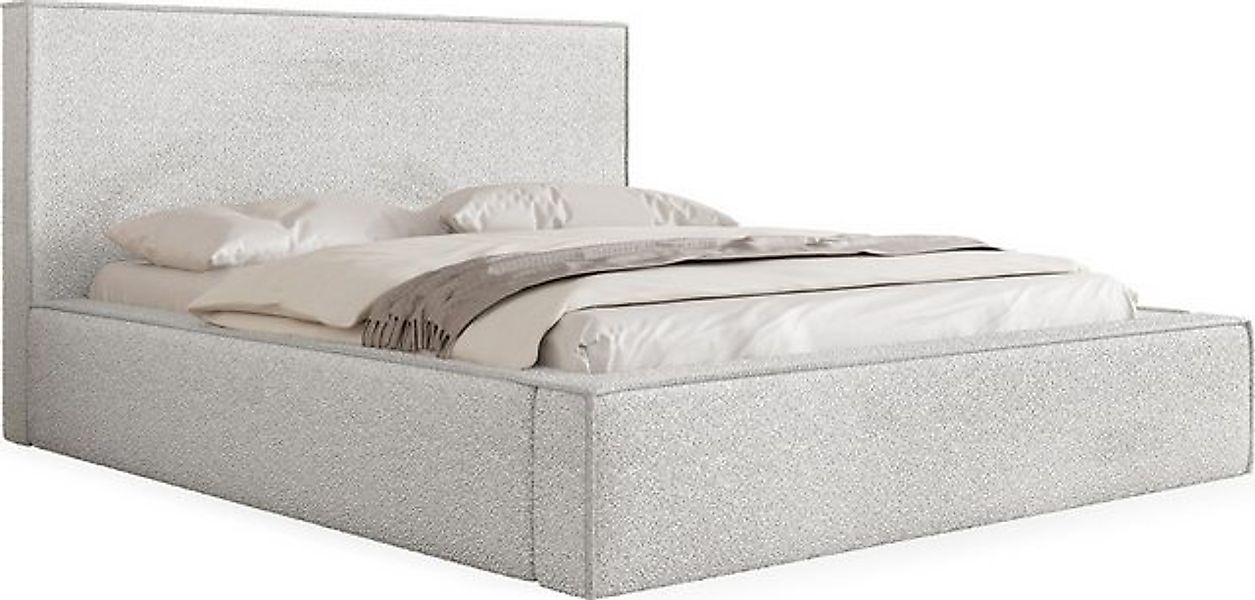 WFL GROUP Polsterbett Terra Comfort (Modernes Polsterbett mit Bettkasten, L günstig online kaufen
