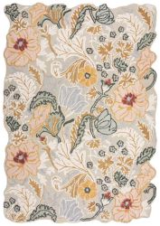 FLAIR RUGS Wollteppich "Daphne Floral, 100% Wolle" rechteckig 10 mm Höhe or günstig online kaufen