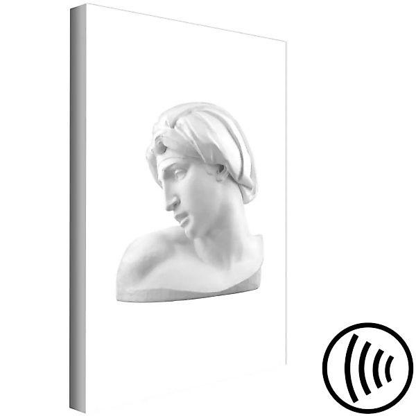 Leinwandbild Steinprofil - Renaissance-Büste auf weißem Hintergrund XXL günstig online kaufen