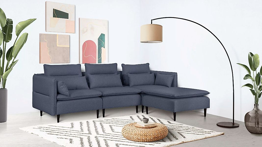 andas Ecksofa "ALVIK L-Form", zusammengesetzt aus Modulen, erweiterbar mit günstig online kaufen