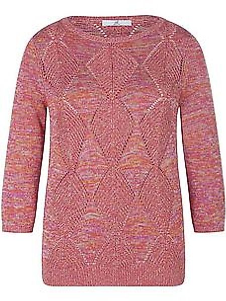 Rundhals-Pullover 3/4-Arm Emilia Lay pink günstig online kaufen