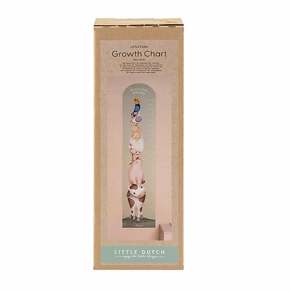 LITTLE DUTCH Wandsticker "Wachstumstabelle Little Farm" Little Dutch - Baue günstig online kaufen