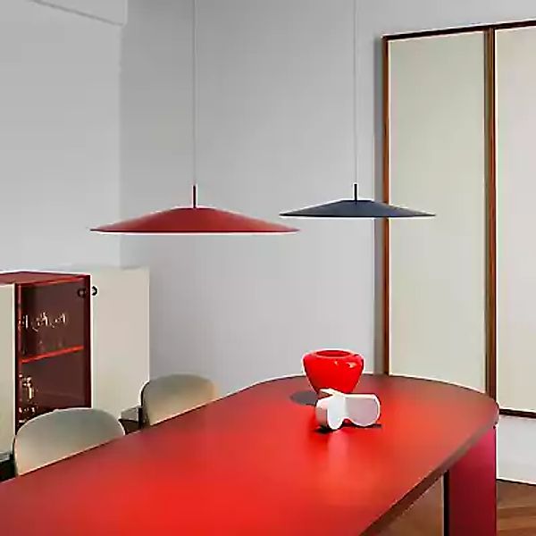 Luceplan Koine Pendelleuchte LED, rot - ø37 cm - Push/Dali günstig online kaufen