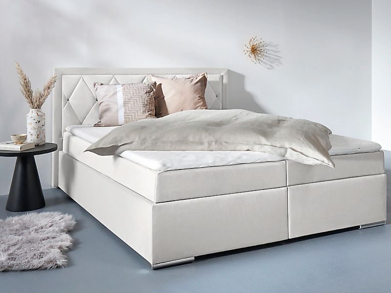 Home affaire "Alfie, Bestseller, wahlweise mit Bettkasten" mit Straßsteinen günstig online kaufen