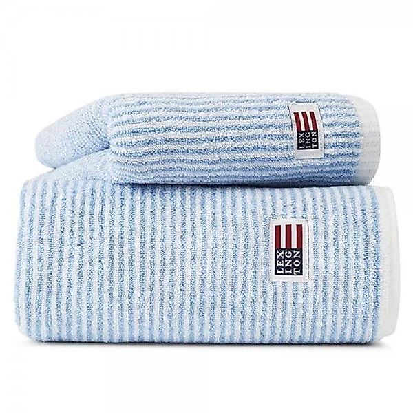 Lexington Badetücher Handtuch Original Weiß Blau günstig online kaufen