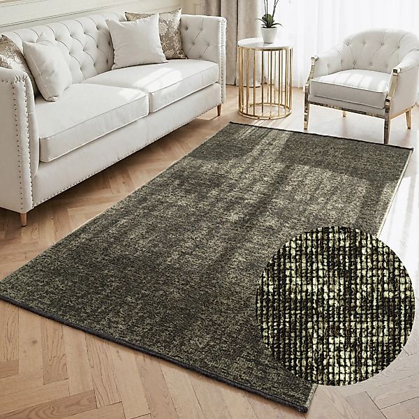 ELLE DECORATION Teppich "Prisma" rechteckig 5 mm Höhe Glanz-Effekt, Karo De günstig online kaufen