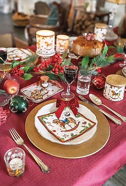 Ambiente® Geschirrtuch Classic rocking horse, (1-tlg., 1-teilig), Geschirrt günstig online kaufen