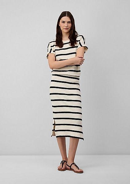 s.Oliver Midirock Rock Midirock aus Strickjersey mit Streifenmuster günstig online kaufen