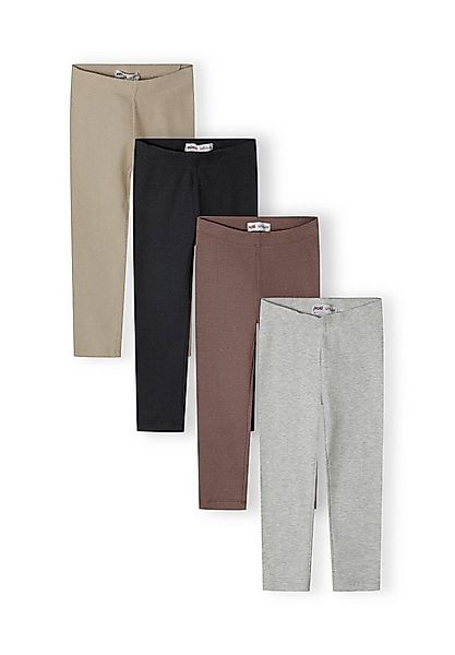 MINOTI Leggings 4er-Pack- gerippte Leggings mit elastischem Bund (9m-8y) günstig online kaufen