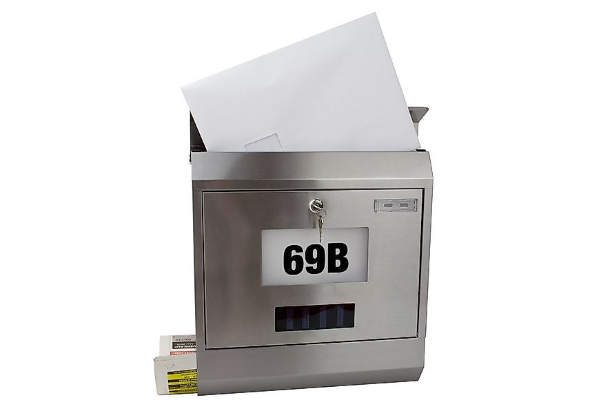 DEMA Briefkasten Briefkasten "Solar" mit Zeitungsrolle günstig online kaufen