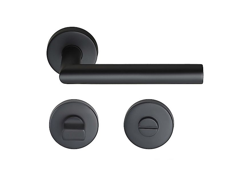 MeinTürgriff Drückergarnitur Toulouse schwarz Türgriff für Innentüren L-For günstig online kaufen