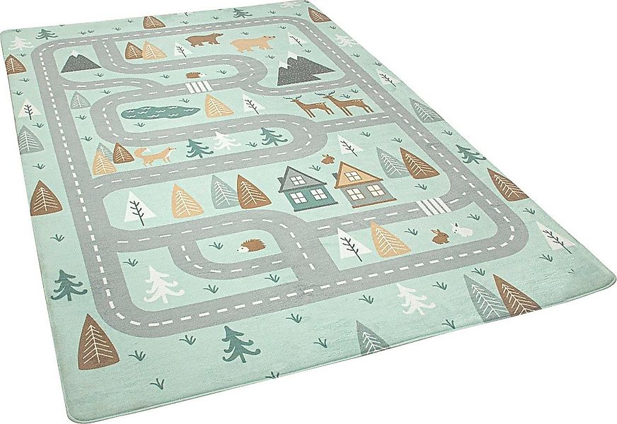 Paco Home Kinderteppich Chicos 550, rechteckig, Höhe: 2 mm, Flachgewebe, St günstig online kaufen