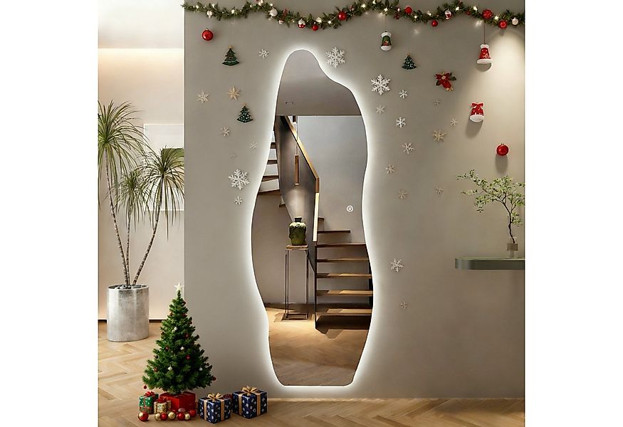 WDWRITTI Ganzkörperspiegel Rahmenlos LED Ganzkörperspiegel Wandspiegel groß günstig online kaufen