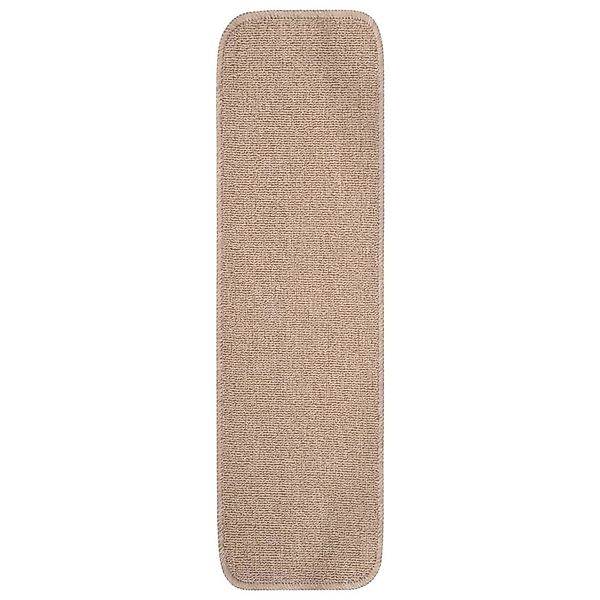 vidaXL Antirutsch Stufenmatten 15 Stk 75x20 cm Beige Rechteckig 340403 günstig online kaufen