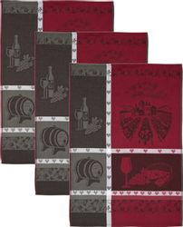 ROSS Geschirrtuch "Weinmotiv" Motivtuch, aus 100% Baumwolle günstig online kaufen