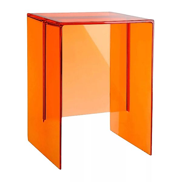 Beistelltisch Max-Beam plastikmaterial orange / Hocker - 33 x 27 cm - Karte günstig online kaufen