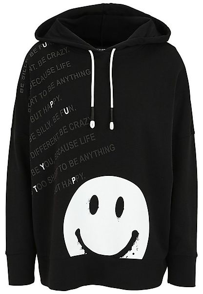 Doris Streich Hoodie mit Hoodie und Smiley-Motiv günstig online kaufen