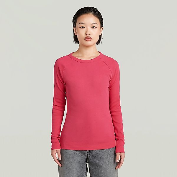 G-STAR T-Shirt "Slim Rib Keyhole", mit Cut-Out hinten günstig online kaufen