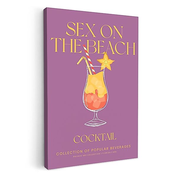 OneMillionCanvasses® Leinwandbild Vintage - Cocktail - günstig online kaufen