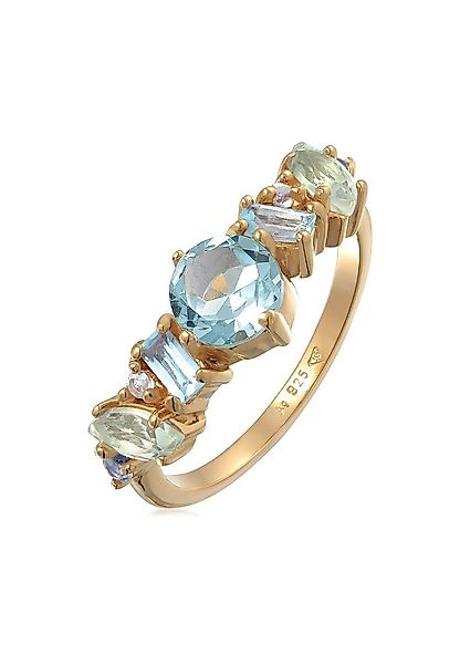 Elli Premium Fingerring Topas Mondstein Amethyst Klassik 925 Sterling Silbe günstig online kaufen