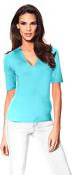 ASHLEY BROOKE by heine V-Shirt "V-Shirt" 1 Stk. günstig online kaufen