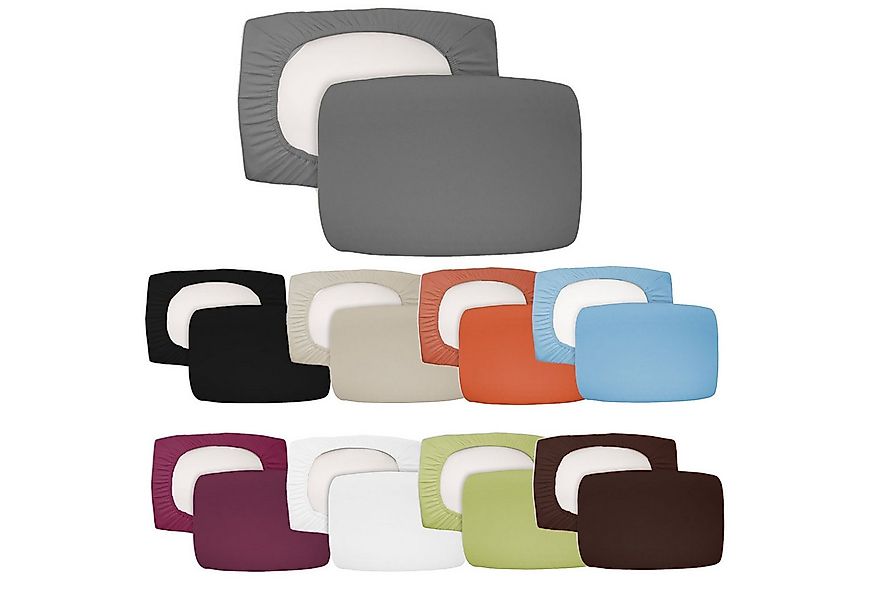 Mojawo Jugendbettwäsche 2er Pack Spannbezug Bezug für Nackenkissen Kissen B günstig online kaufen