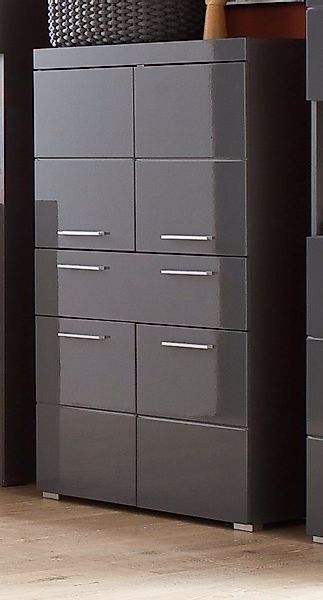 trendteam Midischrank Amanda (Mehrzweckschrank in grau günstig online kaufen