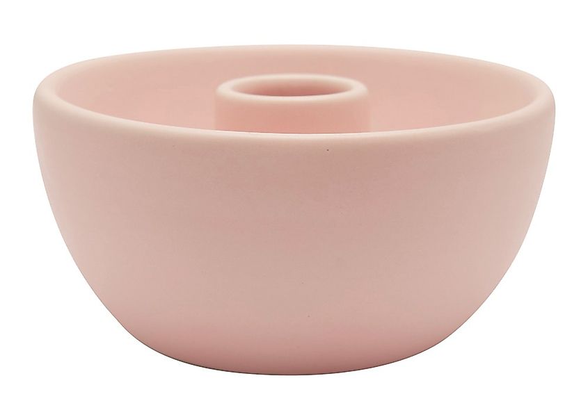 Greengate Kerzenhalter Kerzenleuchter Rund Pale Pink günstig online kaufen