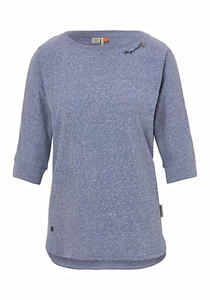Ragwear 3/4-Arm-Shirt SHIMONA mit Zierknopf und Ton-in Ton Logostickerei günstig online kaufen