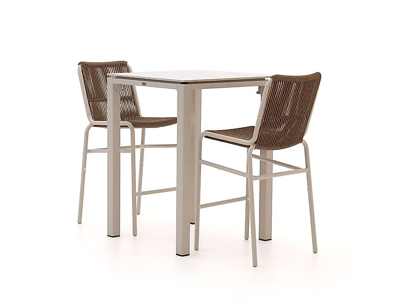 Bellagio Caronia/Trecenta 75 cm Gartenbar-Set 3-teilig stapelbar günstig online kaufen