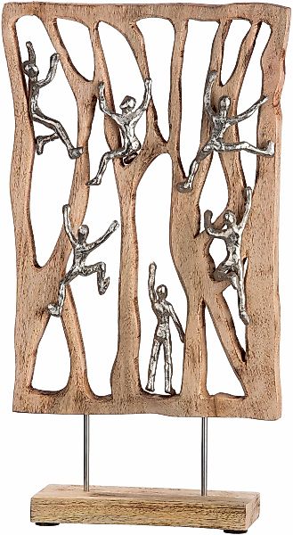 GILDE Dekofigur »Skulptur Climbing Wall« günstig online kaufen