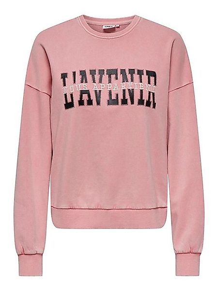 ONLY Sweatshirt ONLPENELOPE L/S BEADS O-NECK günstig online kaufen