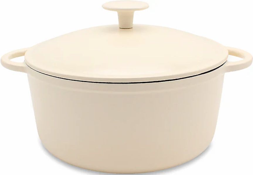 Krüger Fleischtopf »Eisenguss Fleischtopf mit Deckel SAVANNA, 24 cm« Gussei günstig online kaufen