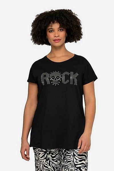 Angel of Style T-Shirt T-Shirt oversized ROCK Rundhals Halbarm günstig online kaufen