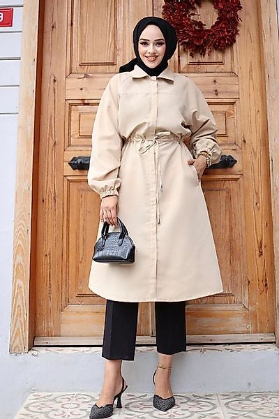 MİSSKAYLE Trenchcoat Verdeckter Knopfleisten-Trenchcoat günstig online kaufen