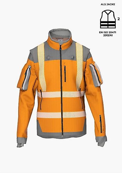 TINEZ workwear Arbeitsjacke WALNEY hoher Kragen, Reflektoren günstig online kaufen