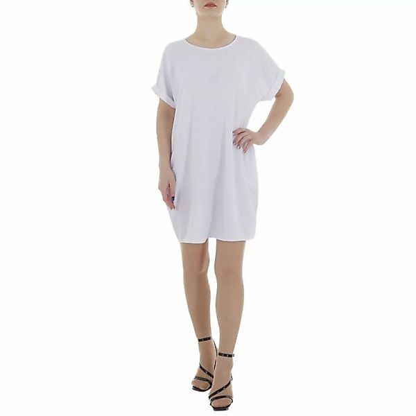 Ital-Design Tunikakleid Damen Freizeit (86164440) Kreppoptik/gesmokt Kleid günstig online kaufen