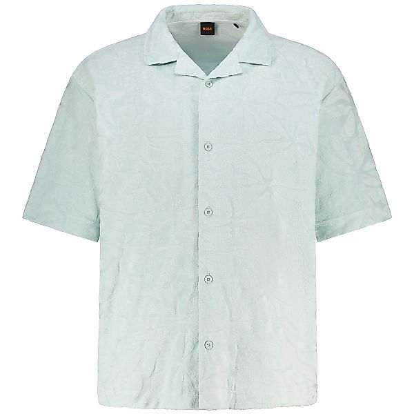 BOSS Freizeithemd aus Frottee Farbe mint Größe: 5XL günstig online kaufen