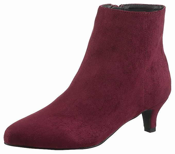 Aniston SHOES Stiefelette, Reißverschluss-Ankelboots, Trichterabsatz - NEUE günstig online kaufen