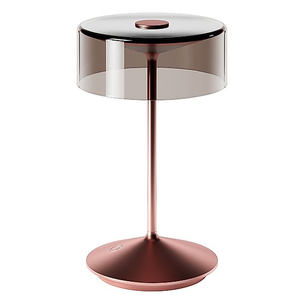 SIGOR LED Tischleuchte Akku-Glasleuchte NUMOTION rosegold, günstig online kaufen