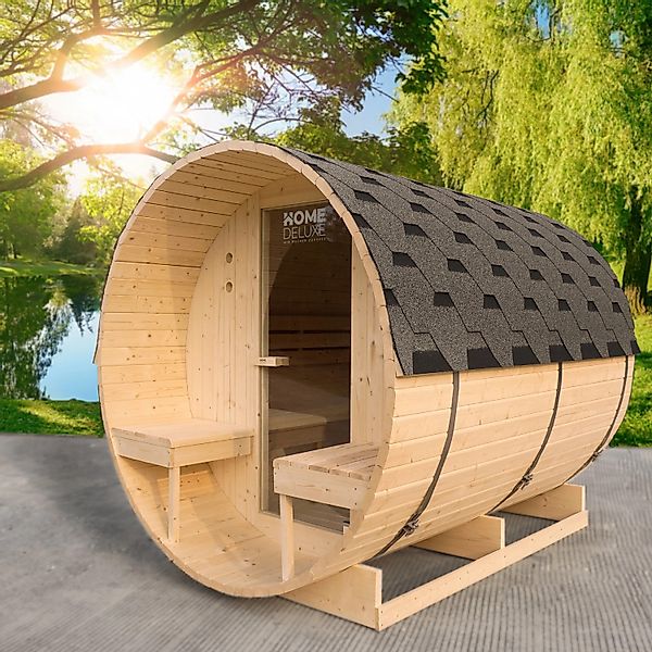 HOME DELUXE Fasssauna Outdoor Fasssauna LAHTI, günstig online kaufen