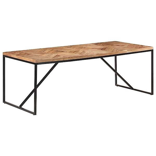 vidaXL Esstisch 200x90x76 cm Massivholz Akazie und Mango günstig online kaufen