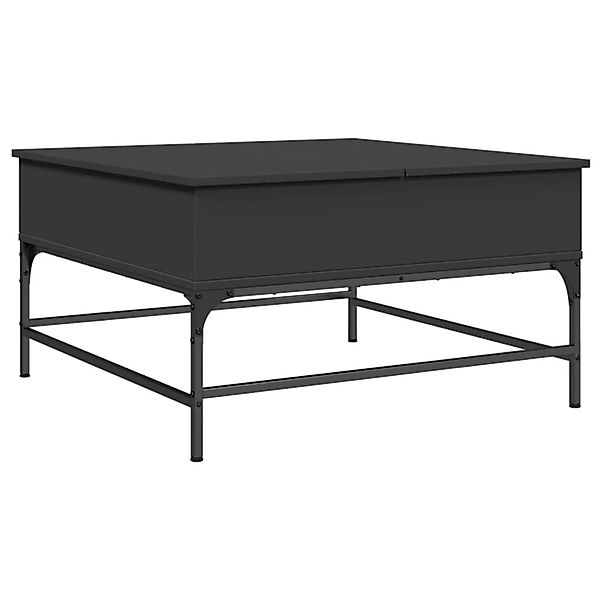 vidaXL Couchtisch Schwarz 80x80x45 cm Holzwerkstoff und Metall 845401 günstig online kaufen