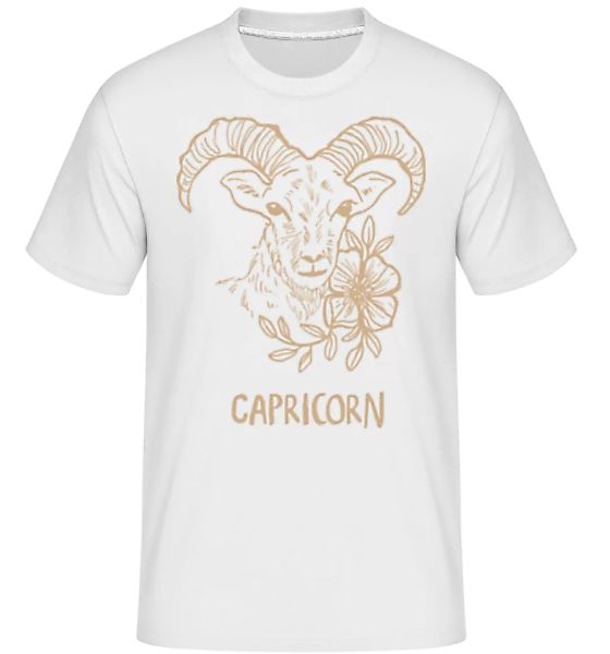 Scribble Style Zodiac Sign Capricorn · Shirtinator Männer T-Shirt günstig online kaufen