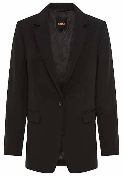 BOSS ORANGE Kurzblazer "Jabla Premium Damenmode", aus knitterarmem Krepp günstig online kaufen