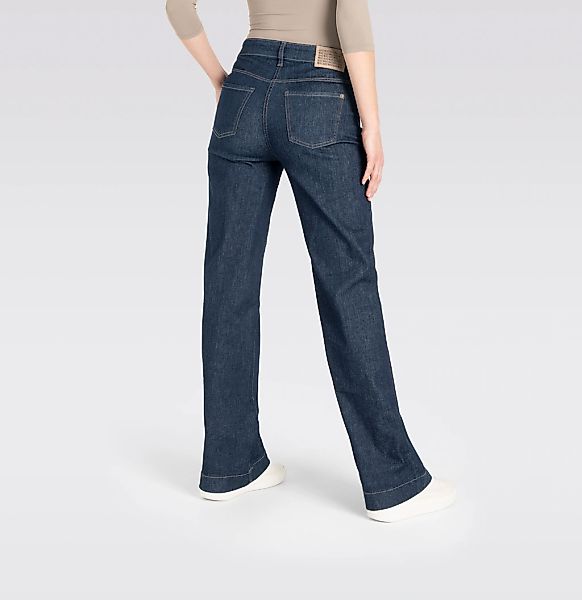 MAC Straight-Jeans Mac Damen Jeans Hose Wide Authentic Stretch Denim Blue 5 günstig online kaufen