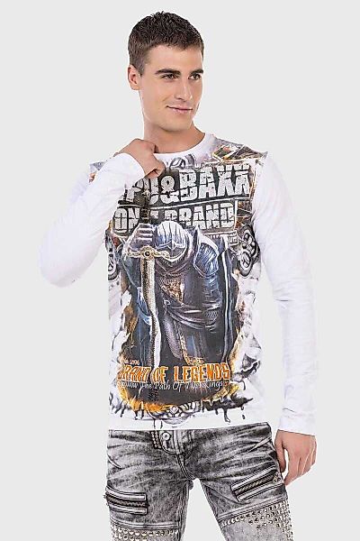 Cipo & Baxx T-Shirt "Sweatshirts" mit coolem Print günstig online kaufen